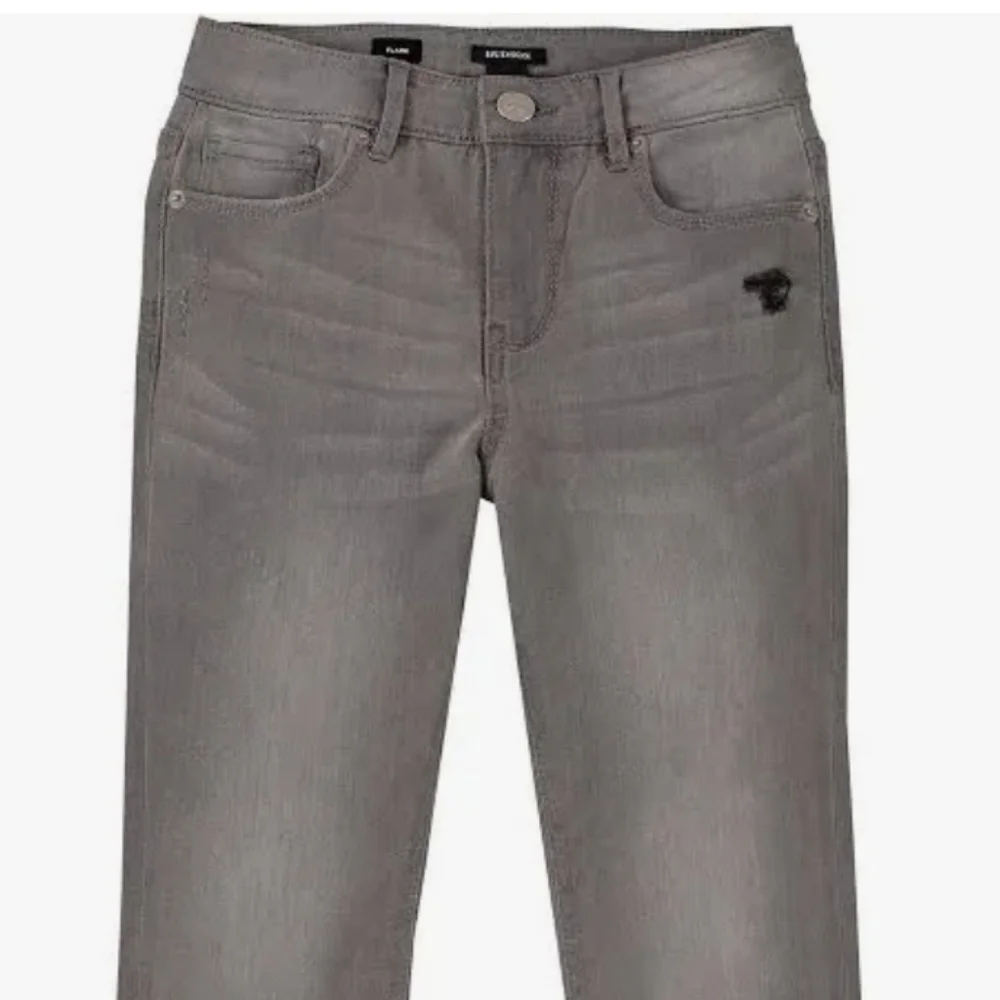 NWT Girl's Hudson Splice Flare Distressed Jeans - Picture 7 of 10